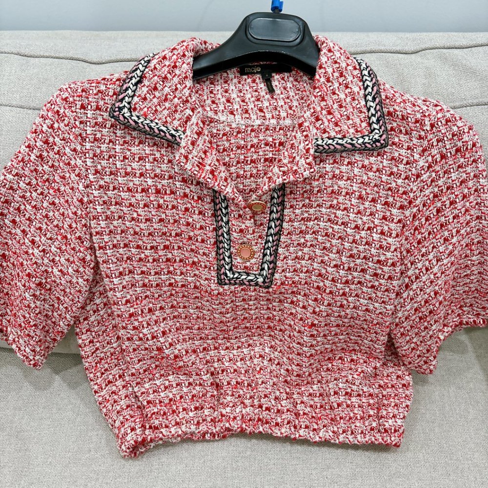 99% NEW MAJE SWEATER, SIZE 1 - Picture 7 of 10